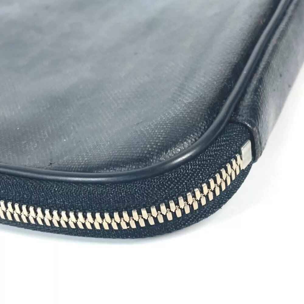 Dior logo Trotter clutch bag bag Pouch PVC Blac - Picture 12 of 15